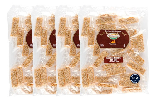 4 Dulces De AjonjolĂ Con Miel 100 G Tradicional De Salgado