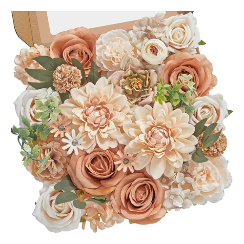 Flores Artificiales En Combo De Color Nude Serwalin, Flores
