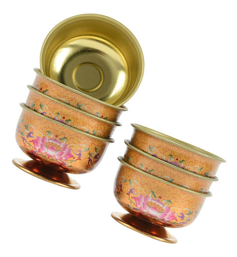 Cuenco De Agua Con Forma De Copa Sagrada Tibetana De 7 Pieza