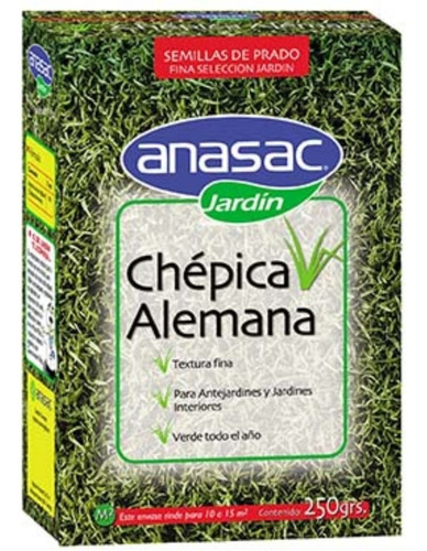 Semillas De Pasto Prado Chepica Alemana 250 Grs. 