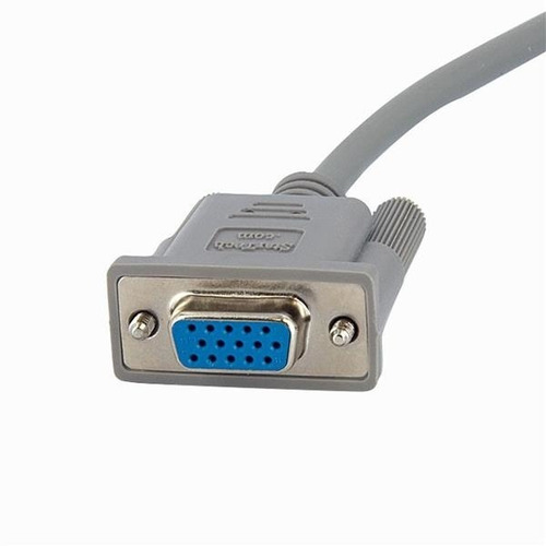 Imagen 3 de 5 de Cable Vga Startech.com Macho Vga - Vga Hembra 3m Gris /vc
