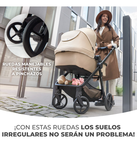 Coche Travel System Newly 3 En 1 Sand Beige