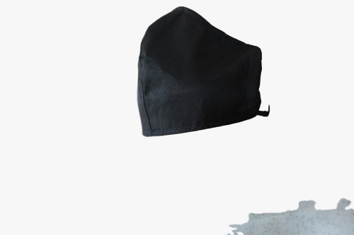 Cubrebocas Impermeable Lavable Tela Negro (10 Pack)