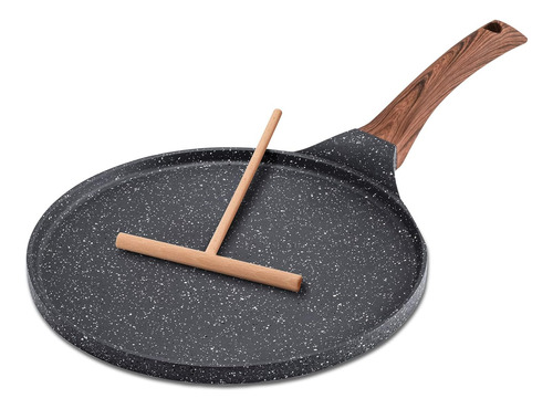 Sartén Para Crepes Sensarte Negro Antiadherente, 30 Cm