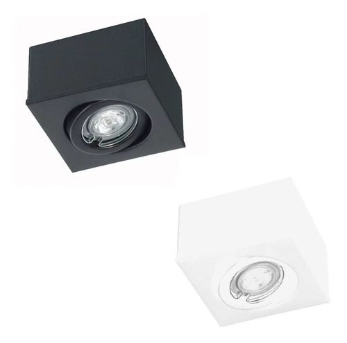 Aplique Plafon Aplicar Dicroica Led 7w Completo Garantia