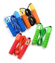 Comprar Cuerda Para Saltar + Contador Ejercicio Casa Niños Adultos Color Rojo