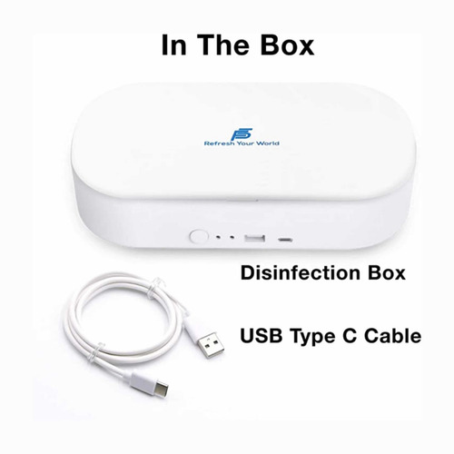 Imagen 2 de 5 de Esterilizador Portatil Uv Multiusos Teléfono Llaves Cargador