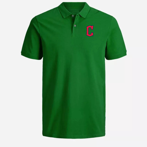 Chemise Piqué Unicolor Caballero Cleveland Guardians Sm L Xl