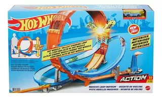 Vehículo Hot Wheels Desafío De Vueltas Motorizado