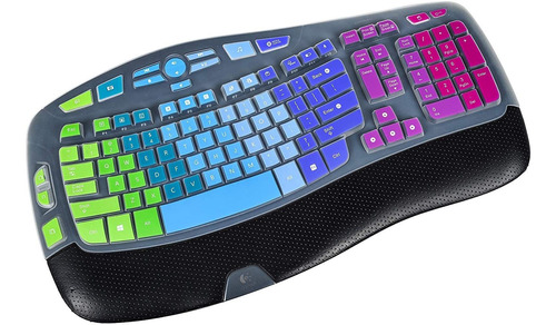 Funda Silicona De Teclado Logitech K350 / Mk550 | Arcoiris