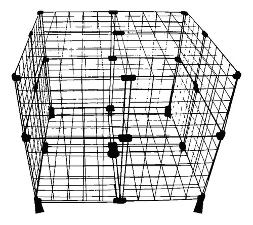 Cercadinho Para Pet Tela Aramada  0,60 X 0,70 X 0,60