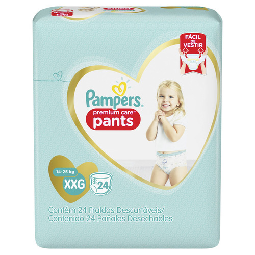 Imagen 2 de 3 de Pañales Pampers Premium Care Pants XXG 24 u