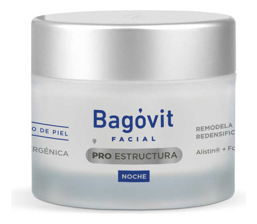 Bagovit Crema Facial Pro Estructura Noche Anti Edad X 50 Gr Tipo de piel Sensible