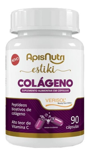 Estiki Colágeno Verisol + Vitaminas Apisnutri 90 Cápsulas
