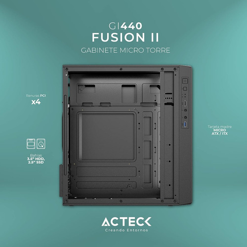 Pc Escritorio Rapida Intel Cpu Ram 8gb Ddr4 500gb Ssd J4125