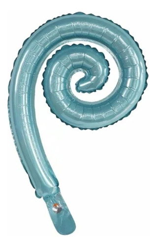 50 Globos Metalicos Curlys En Espiral Spiral Autosellante