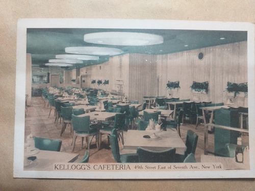 Usa Postal New York Kellogg's Cafeteria 