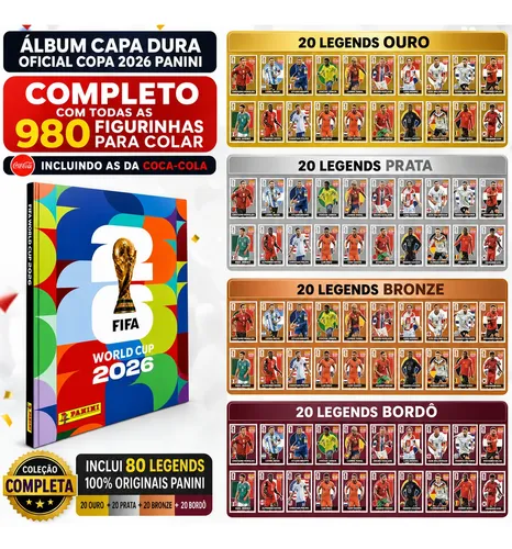 spraynard アルバムセット Álbum Oficial Copa 2026 Panini Completo + 80 Legend Original