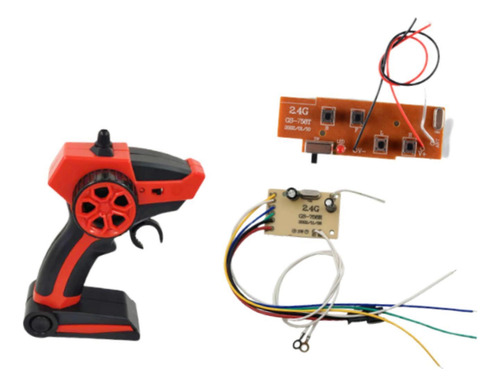 2.4g Rc Barco Remoto Controlador Con Placa Receptor Rojo