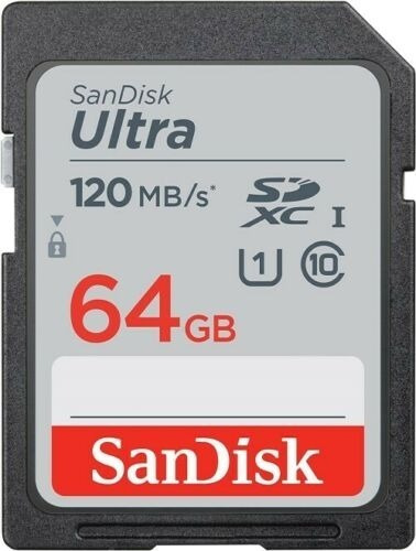 Cartão Sd Sandisk 64gb Ultra 120mb/s Original