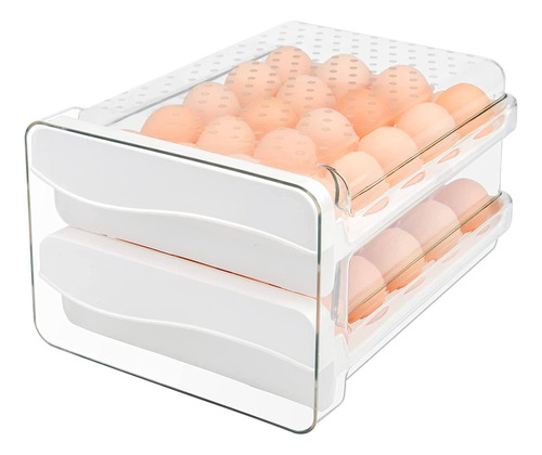 Organizador De Huevos Caja Para 40 Huevos 2 Niveles