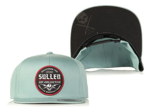 Sullen Men's Zapper Smoke Blue Snapback Hat Sc