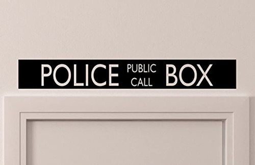 Caja De Llamada Pública De La Policía De Estilo Vintage