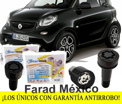 Kit De Seguridad Tuercas 12x1.5  Smart Fourtwo  Para Rines D