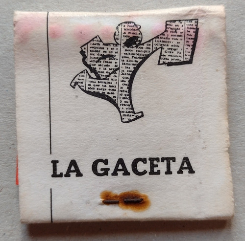 Antigua Cajita Diario La Gaceta De Tucumán (Usado)