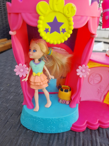 Polly Pocket Boutique De Moda,muñeca Y Accesorios.impecable