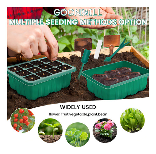 Mini Bandeja De Cultivo De Semillas Para Invernadero Con