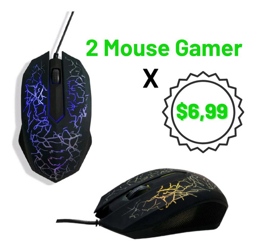 Mouse Gaming De Luces De Color Gamer 