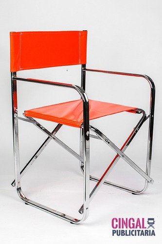 Sillon Director Caño Oval Color Aluminio X Unidad