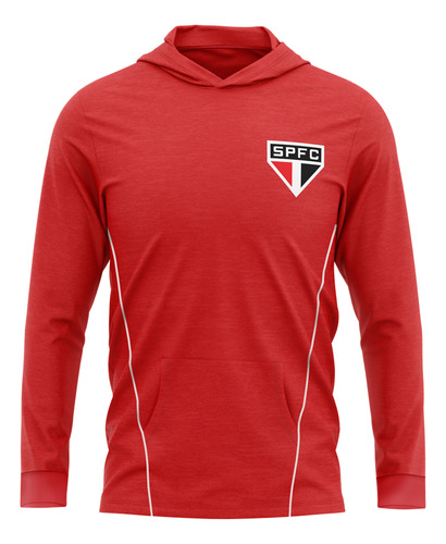 Blusa Braziline Rain São Paulo Masculino - Vermelho