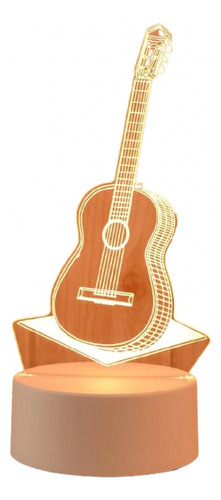 Lampara Led 3d -  Guitarra