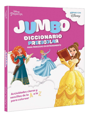 Libro Jumbo Diccionario Preescolar Disney Princesas Sirenita