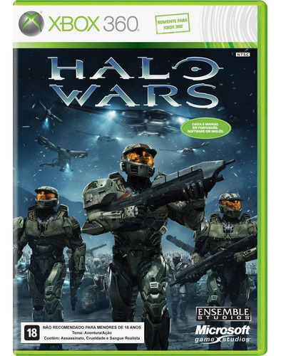 Halo Wars Xbox 360 Original Midia Fisica Lacrado