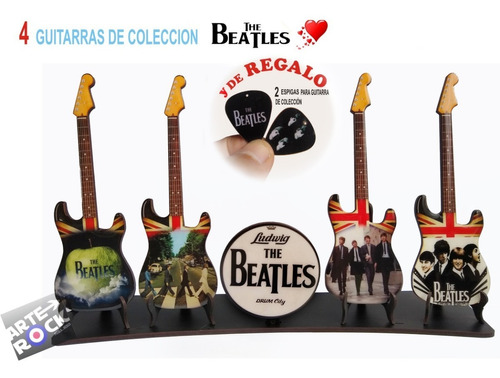 Instrumentos Guitarras The Beatles Mini De Colección