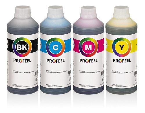 Kit De Tintas Pigment+corante C9020/c9021 P/ca-non | 4x250ml