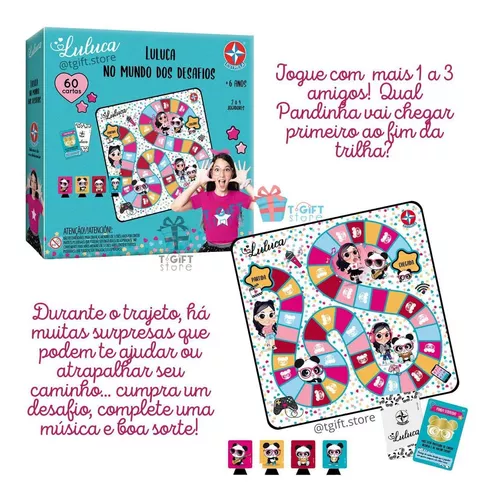 Jogo Luluca no Mundo dos Desafios Tabuleiro - Estrela - Jogos de