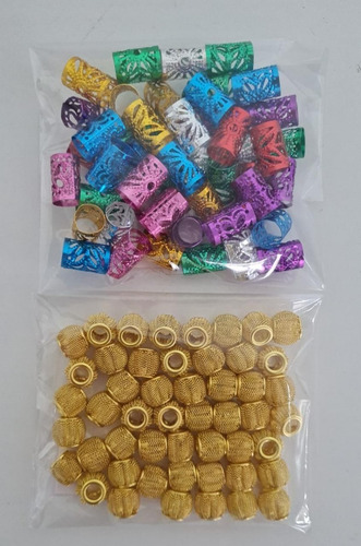 Anéis Para Trança Berloque Box Brainds Jumbo - 50 Un