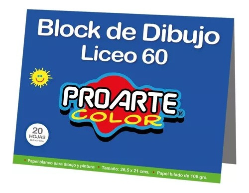 Pack X 3 Block De Dibujo Liceo 60 Proarte