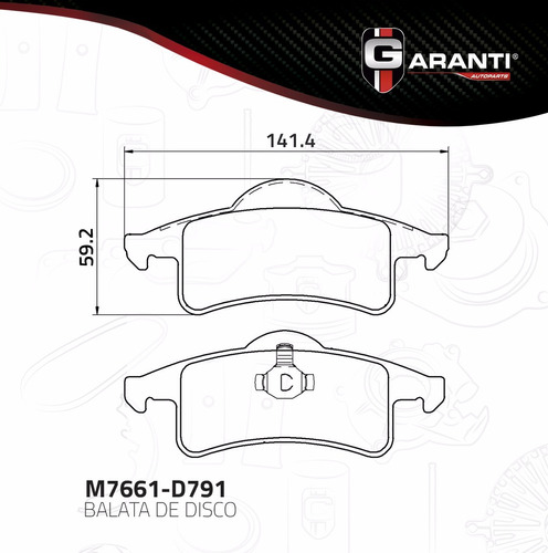 Balata Freno Disco Trasera Jeep Grand Cherokee 1999 Al 2004