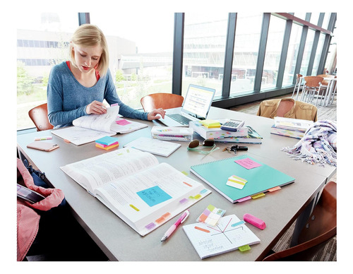 Marcadores De Página Post-it®, X Pulgada, Ideal Para Marcas