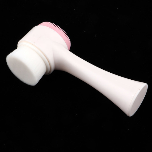 Cepillo De Limpieza Facial De Doble Cara 1 Exfoliador