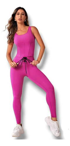 Conjunto Deportivo Para Dama Rosa