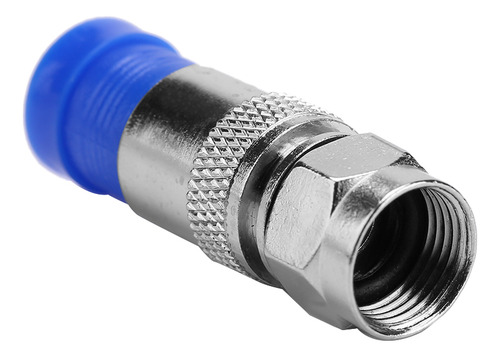 10 Uds Coaxial Rg6 Adaptador De Conector De Compresión