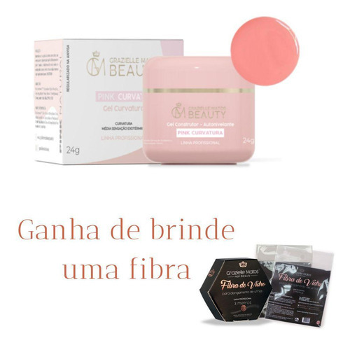 Gel Pink Curvatura 24g Construtor Grazielle Matos Cor Preto