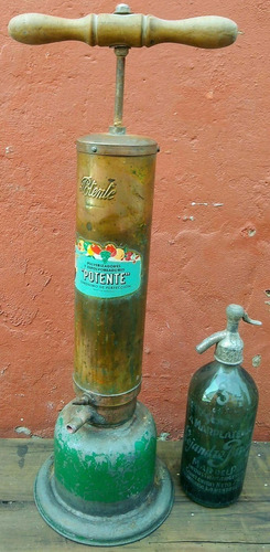 Antiguo Pulverizador- Fumigador  Bronce Potente Decovintage