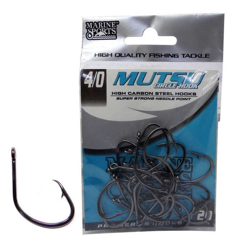 Imagem 1 de 2 de Full - Anzol Marine Sports Mutsu Circle Hook N.4/0 Com 20